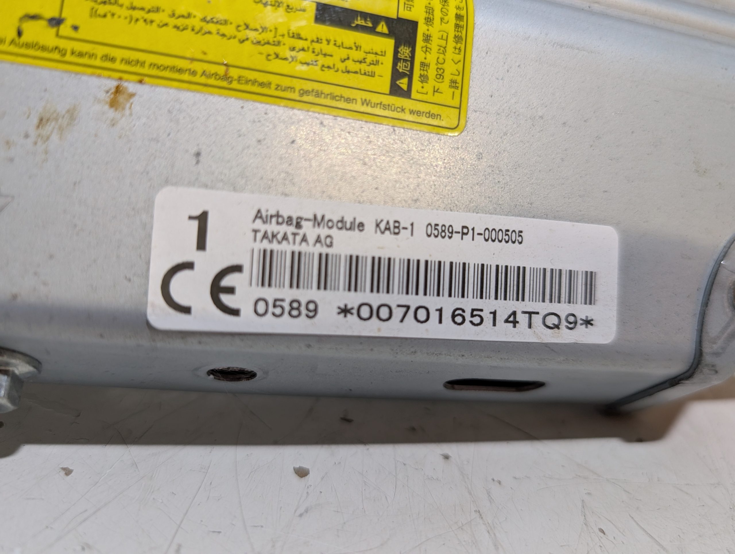 OEM 2014-2024 Toyota 4Runner 4.0L Passenger Dash Air Bag - Image 3