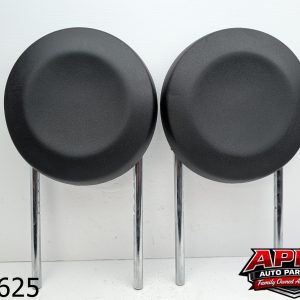 OEM 2012 Fiat 500 500L 1.4L Front Seat Headrests Pair Set Leather