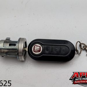 OEM 2012 Fiat 500 Ignition Switch Cylinder W/ Keyless Entry Remote Smart Key Fob