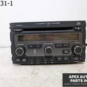 OEM 2008 Honda Pilot EX 3.5L Radio XM Satellite AUX 6 Disc CD Changer Player