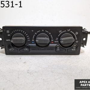 OEM 2001 Chevrolet Suburban 5.3L Auto Temp Climate Control Panel (15126603)