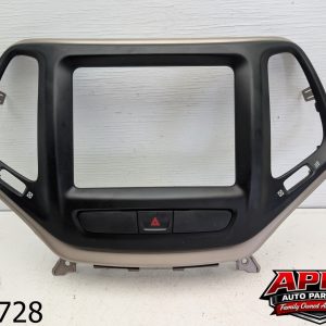 OEM 2015 Jeep Cherokee 2.4L Front Dash Air Vent Radio Bezel Trim Panel
