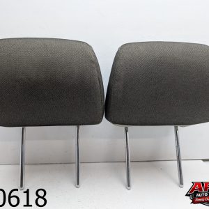 OEM 2010 Ford F-150 4.6L Front Seat Headrest Set Cloth Gray Medium Stone