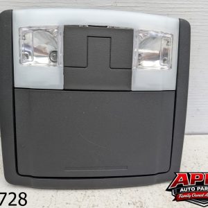 OEM 2014 Ford Taurus 3.5L Black Overhead Roof Center Console Single Bin