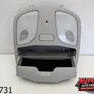 OEM 2013 Hyundai Sonata Hybrid Overhead Console Gray Dome Map Lamp Light Sunroof
