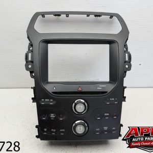 OEM 2013 Ford Explorer 2.0L RADIO FACE CONTROL DUAL ZONE AC TRIM BEZEL