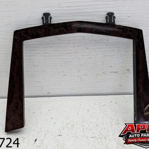 OEM 2010 Cadillac SRX 3.0L Dash Storage Console Real Wood Trim