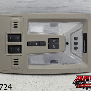OEM 2010 Cadillac SRX 3.0L OVERHEAD CONSOLE MAP LIGHT SUNROOF SWITCH & HOMELINK