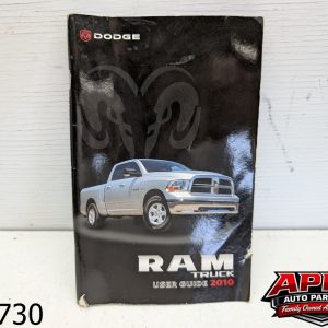 OEM 2010 Dodge Ram 1500 4.7L Owner's Manual Book Set