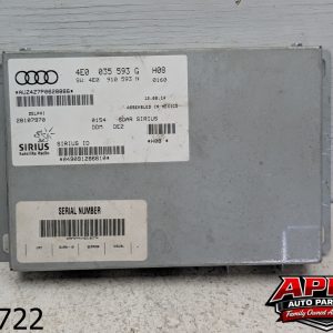 OEM 2007 Audi A6 3.0L Sirius Satellite Radio Receiver Module 4E0035593F