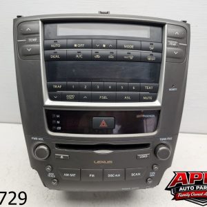 OEM 2006 Lexus IS250 2.5L Complete Radio CD Nav/Info Screen Headunit 86120-53690