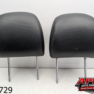 OEM 2006 Lexus IS250 2.5L Front Headrest Set Black Leather Pair LH RH