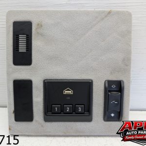 OEM 2003 BMW 530i 530iA Overhead Console Dome Light Opener Garage Roof Switch