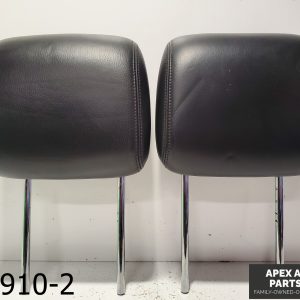 OEM 2009 Jaguar XF 4.2L FRONT LEFT & RIGHT SEAT HEADREST BLACK PAIR SET