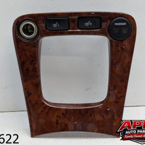 OEM 2005 Toyota Highlander 3.3L Shift Floor Trim Bezel Heated Seat Woodgrain