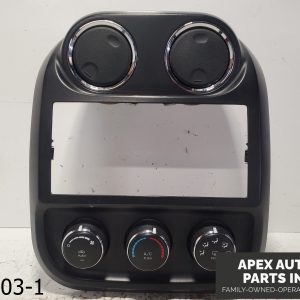 OEM 2007-2017 Jeep Patriot 2.4L Radio Climate Control Dash Trim Bezel Vents