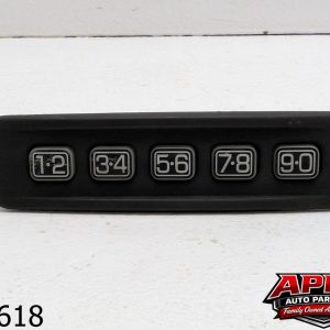 OEM 2005 Ford F-250 5.4L Left Driver Door Keyless Entry Number Keypad Black