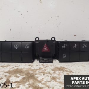 OEM 2005-2007 Mercedes C240 2.6L Hazard Light Door Lock Control Panel