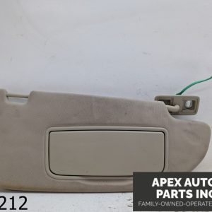 OEM 2010 Volvo S80 3.0L Passenger Right Sun Visor Illuminated