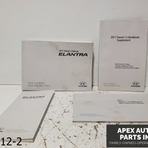 OEM 2017-2020 Hyundai Elantra 2.0L Owners Manual