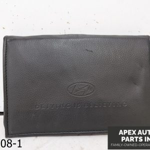 OEM 2004 Hyundai XG350 3.5L Owner's Manual Leather Case Bag Paperwork Storage