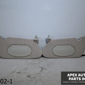 OEM 2006 Chrysler PT Cruiser 2.4L Driver Passenger Side Sun Visor Pair