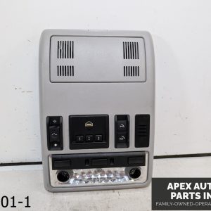 OEM 2005 BMW X5 4.4L OVERHEAD CONSOLE DOME LIGHT LAMP GRAY