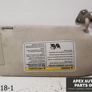 OEM 2008-2010 Infiniti M35 3.5L Driver Sun Visor Mirror Left Sunvisor Beige