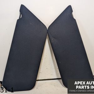OEM 1989 Mercury Grand Marquis 5.0L SUNVISOR SUN VISORS PAIR NAVY BLUE