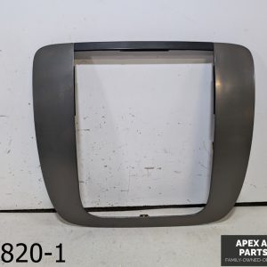 OEM 2008 GMC Yukon 5.3L dash radio bezel trim plate walnut wood