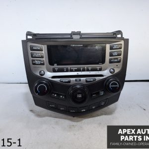 OEM 2007 Honda Accord 3.0L CD & RADIO UNIT STEREO PLAYER MANUAL CLIMATE CONTROL
