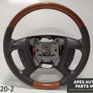 OEM 2008 Buick Enclave 3.6L Wheel Black Leather Wood Grain Controls