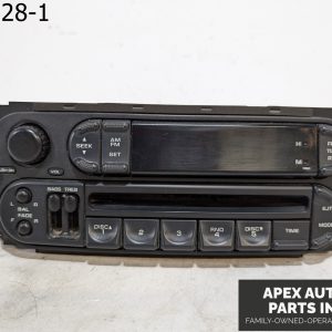 OEM 2002 Dodge RAM 1500 5.9L CD &  Cassette Tape Player Radio P05064125AD