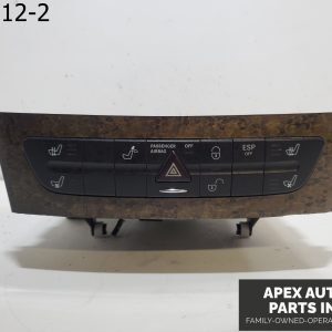 OEM 2004 Mercedes E500 5L W211 Hazard Light Switch Control Panel Wood