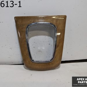 OEM 2002 Jaguar X-Type 3.0L Front Center Console Shifter Trim Bezel Wood Grain