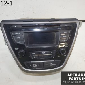 OEM 2012 Hyundai Elantra 1.8L Audio Equipment Radio