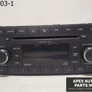 OEM 2008 Dodge Charger 3.5L Stereo AM FM Radio Single MP3 WMA CD PLAYER AUX