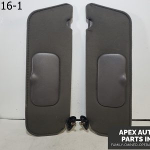 OEM 2002 Ford Explorer 4L Sport Trac Driver & Passenger Side Sun Visor Pair Gray
