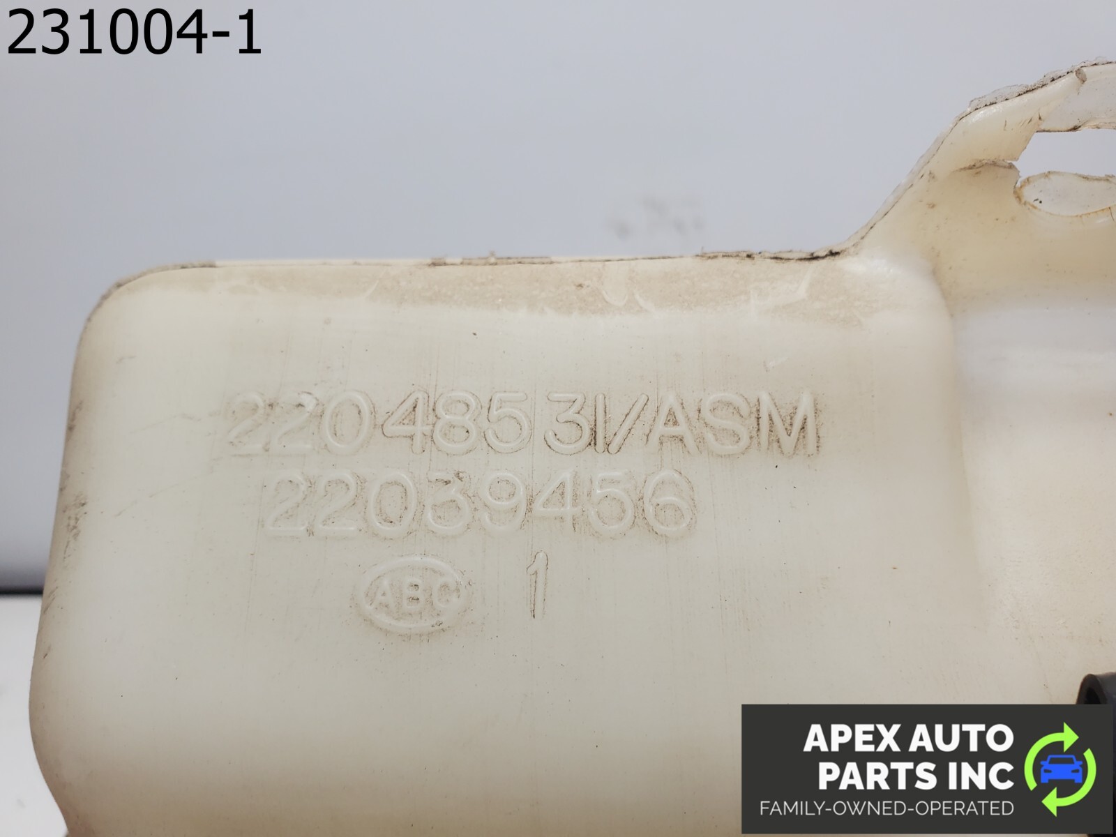 OEM 1984 Pontiac Fiero WINDSHIELD WASHER FLUID BOTTLE RESERVOIR 22039456 - Image 7