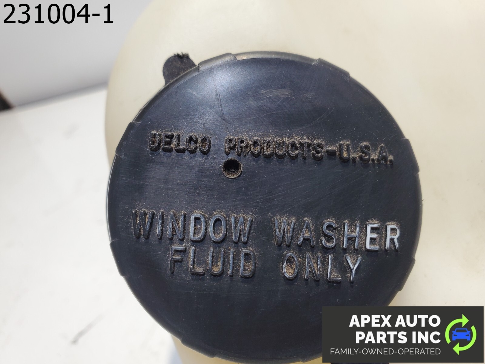 OEM 1984 Pontiac Fiero WINDSHIELD WASHER FLUID BOTTLE RESERVOIR 22039456 - Image 8