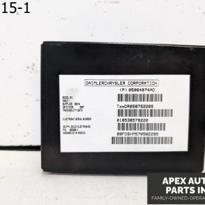 OEM 2007 Chrysler Pacifica 4L SATELLITE RECEIVER CONTROL MODULE 05064074AD