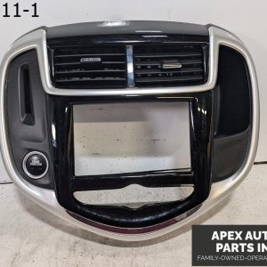 OEM 2018 Chevrolet Sonic 1.4L RADIO BEZEL DASH TRIM