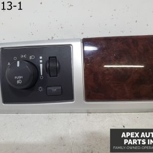 OEM 2009 Chrysler Town & Country 3.8L DASH MOUNTED HEAD LIGHT SWITCH W/ BEZEL