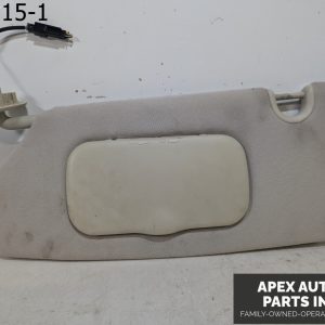 OEM 2007 Chrysler Pacifica 4L Driver Sun Visor Sunvisor Gray J01B28015