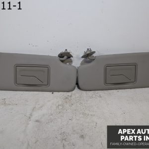 OEM 2018 Chevrolet Sonic 1.4L LH RH Left Right Sun Visor Gray Illuminated