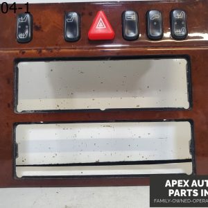 OEM 2002 Mercedes E320 3.2L 2DIN NAVI RADIO center console WOOD TRIM