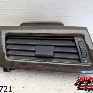 OEM 2005 BMW 530i 3.0L Dash Left Driver Air Vent Duct Grill Wood Trim