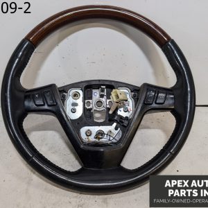 OEM 2005 Cadillac SRX 3.6L STEERING WHEEL AND CONTROL WOOD GRAIN & BLACK