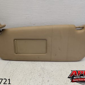 OEM 2005 BMW 530i 3.0L Driver Left Front Sun Visor Sunvisor W/Mirror Beige