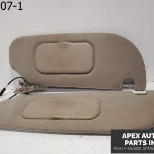 OEM 2008 Mercury Mountaineer 4.0L Driver Passenger Side Sun Visor Pair